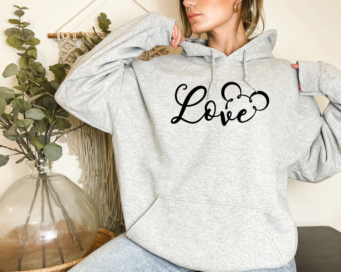 Disney Love Sweatshirt, Disney Mickey Hoodie, Love Sweater-newamarketing