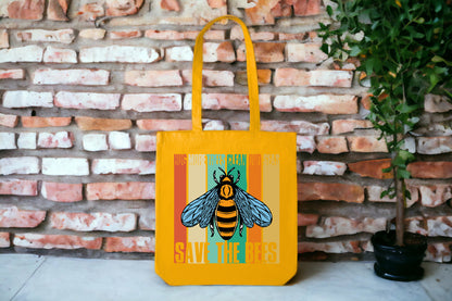 Save The Bees Tote Bag, Canvas Tote Bag, Bee Tote-newamarketing