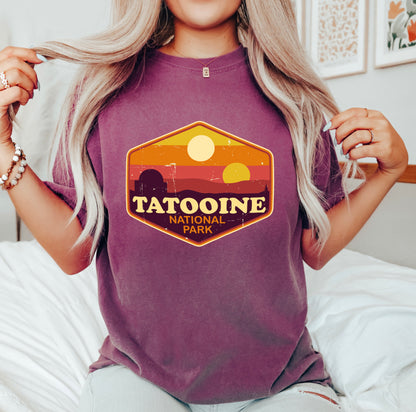 Comfort Color T-Shirts, Tatooine National Park Shirt, Camping Shirt Media-newamarketing