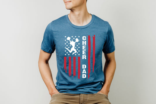 Cheer Dad Shirt, Cheer Shirt Ideas, American Dad Shirt-newamarketing