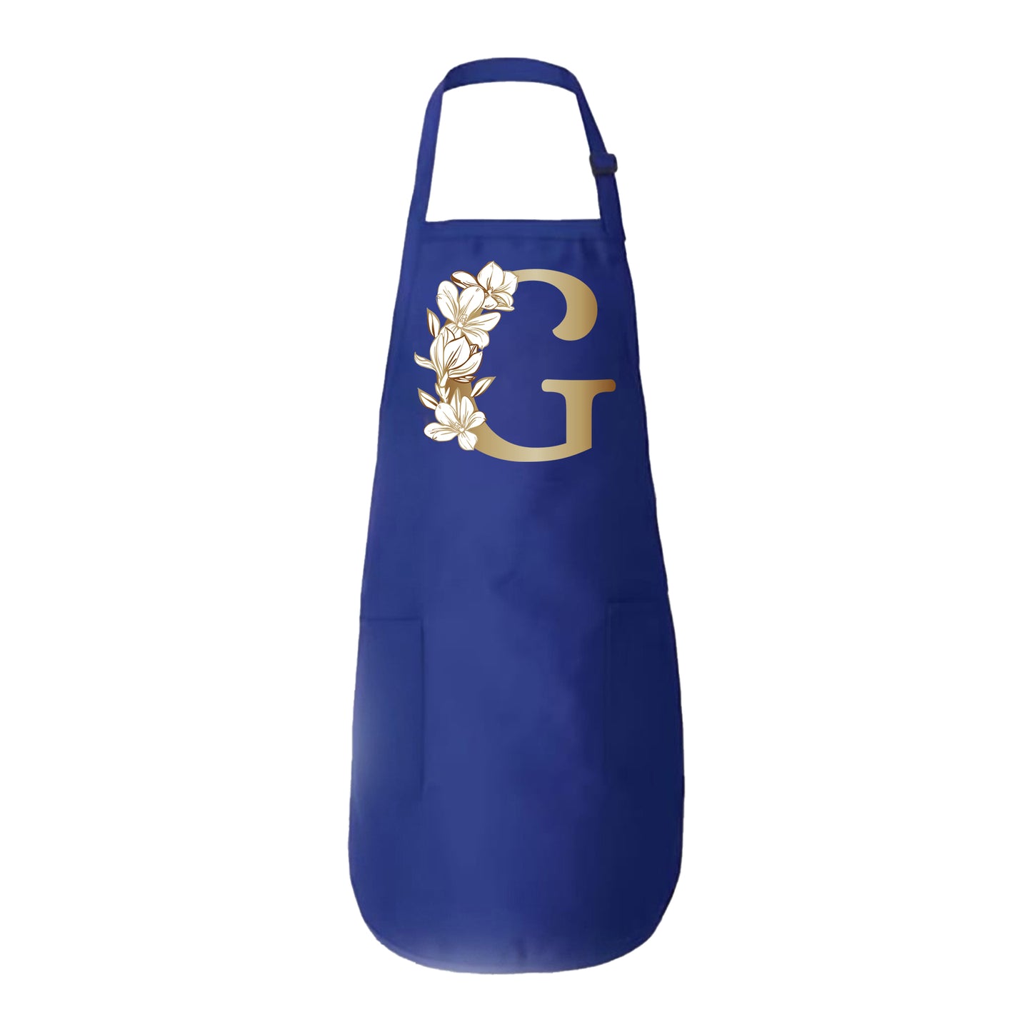 Monogram Letter Apron, Personalized Kitchen Apron, Cookie Baker Gift-newamarketing