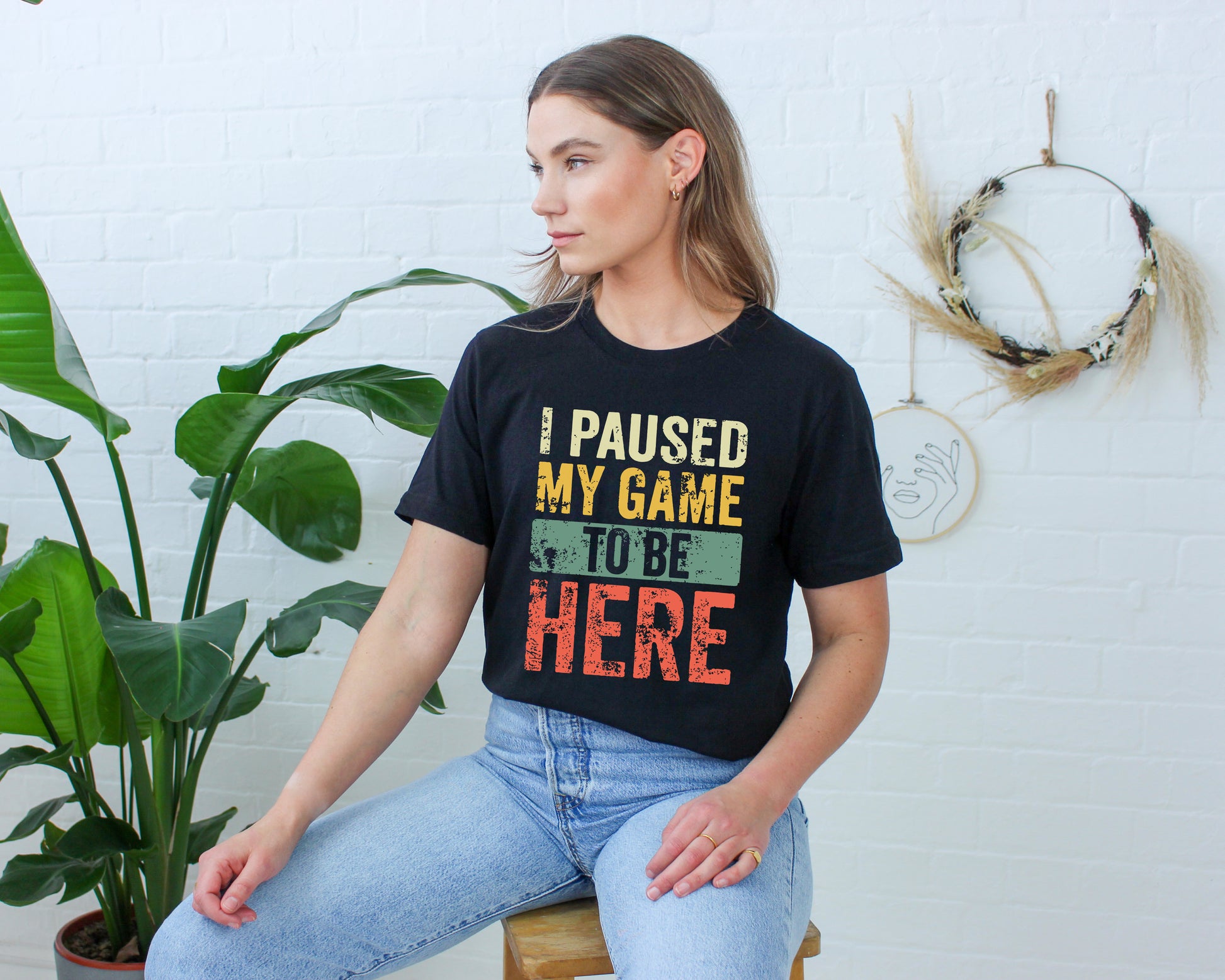 I Paused My Game To Be Here T-Shirt, Gamer Shirt, Funny Gaming Shirt-newamarketing