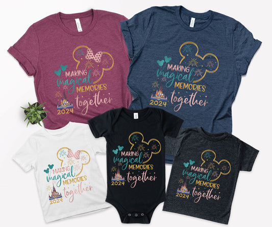 Making Memories Shirts, Disney Magic Kingdom Shirts, Disney Matching Family Shirts-newamarketing
