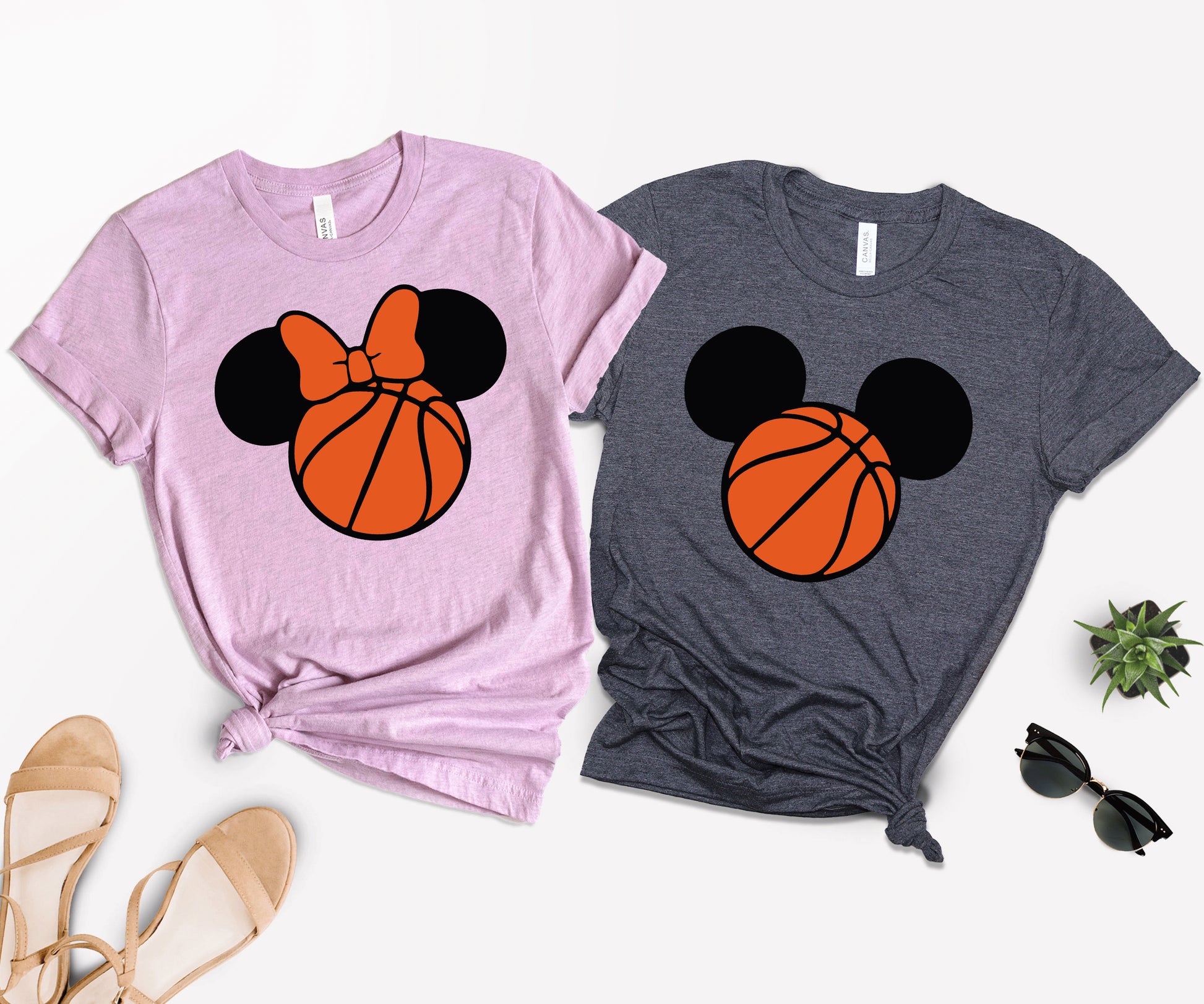 Mickey Basketball Shirt, Disney Basketball Shirt, Mickey Head Shirt-newamarketing