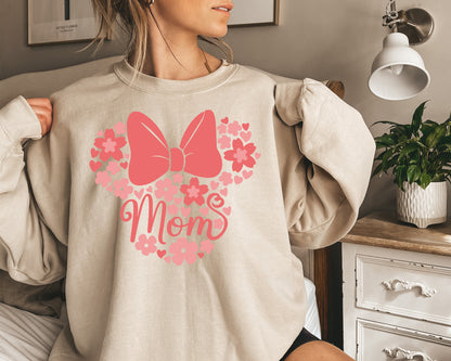 Disney Mom Sweatshirt, Minnie Mouse Hoodies, Minnie Sweatshirt Womens-newamarketing