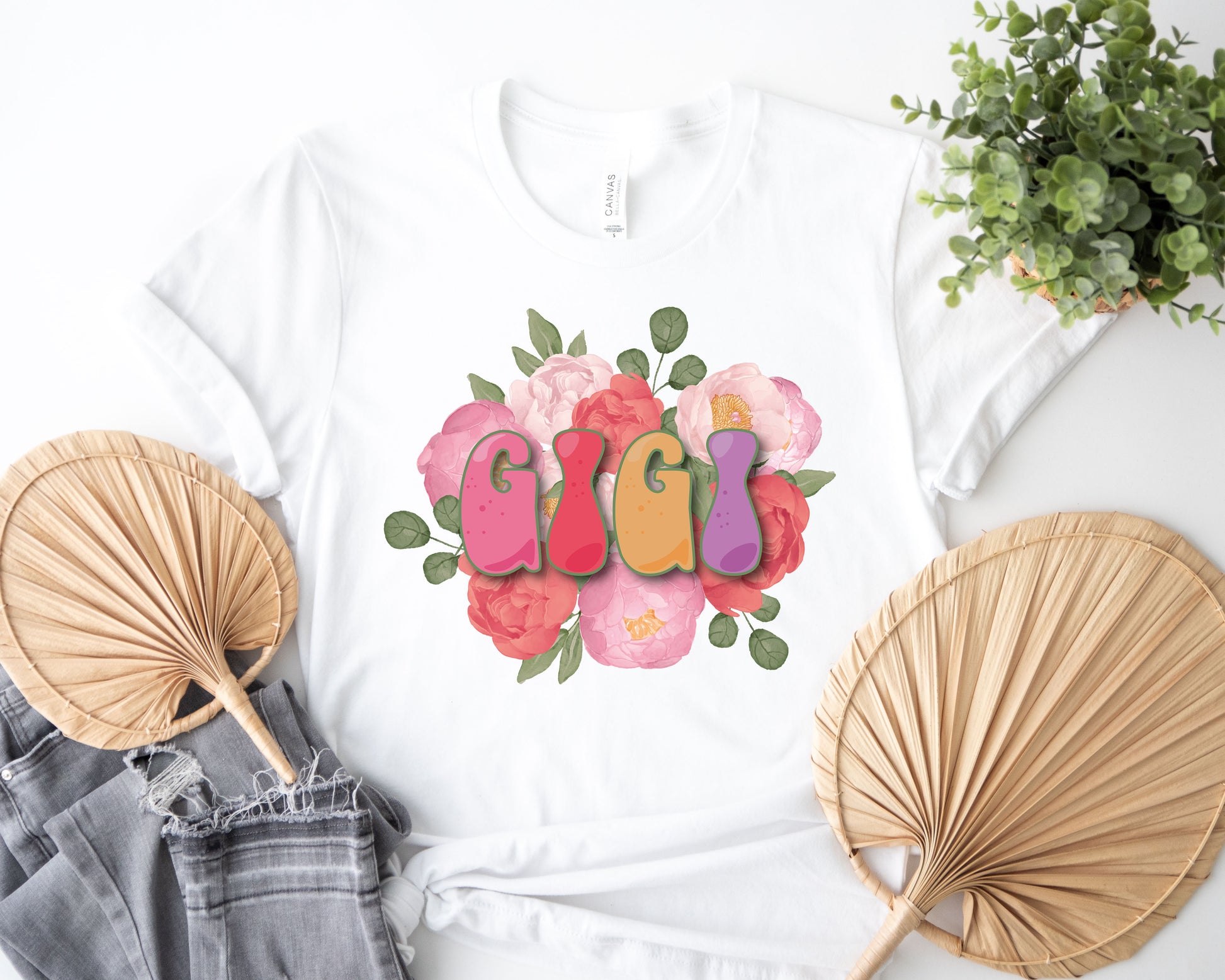 Gigi Shirt, Grandma Floral Shirt, Gigi Shirts for Grandma-newamarketing