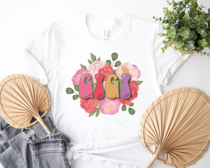 Gigi Shirt, Grandma Floral Shirt, Gigi Shirts for Grandma-newamarketing