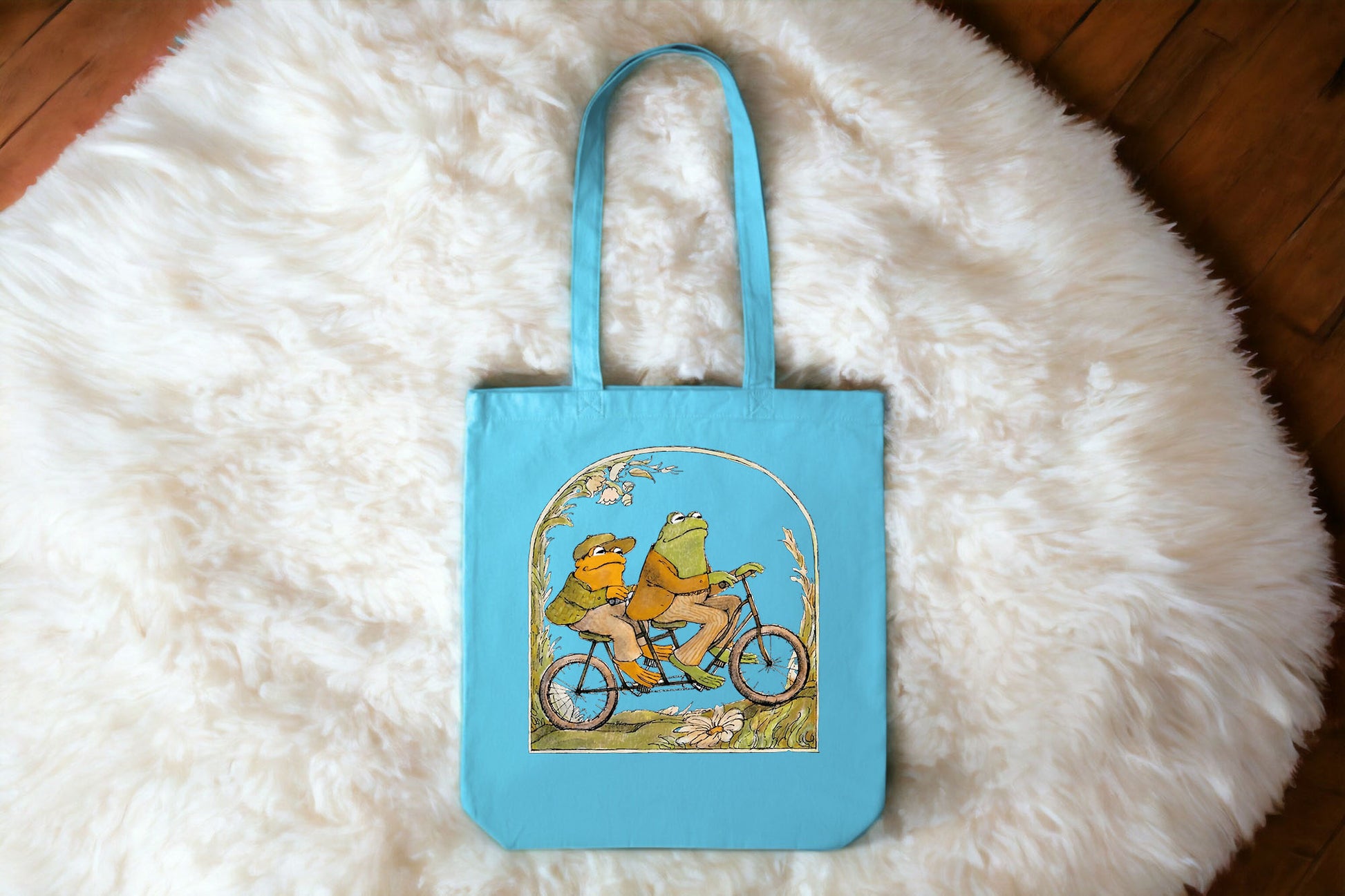 Frog and Toad Tote Bag, Frog Tote Bag, Cute Frog Tote Bag-newamarketing