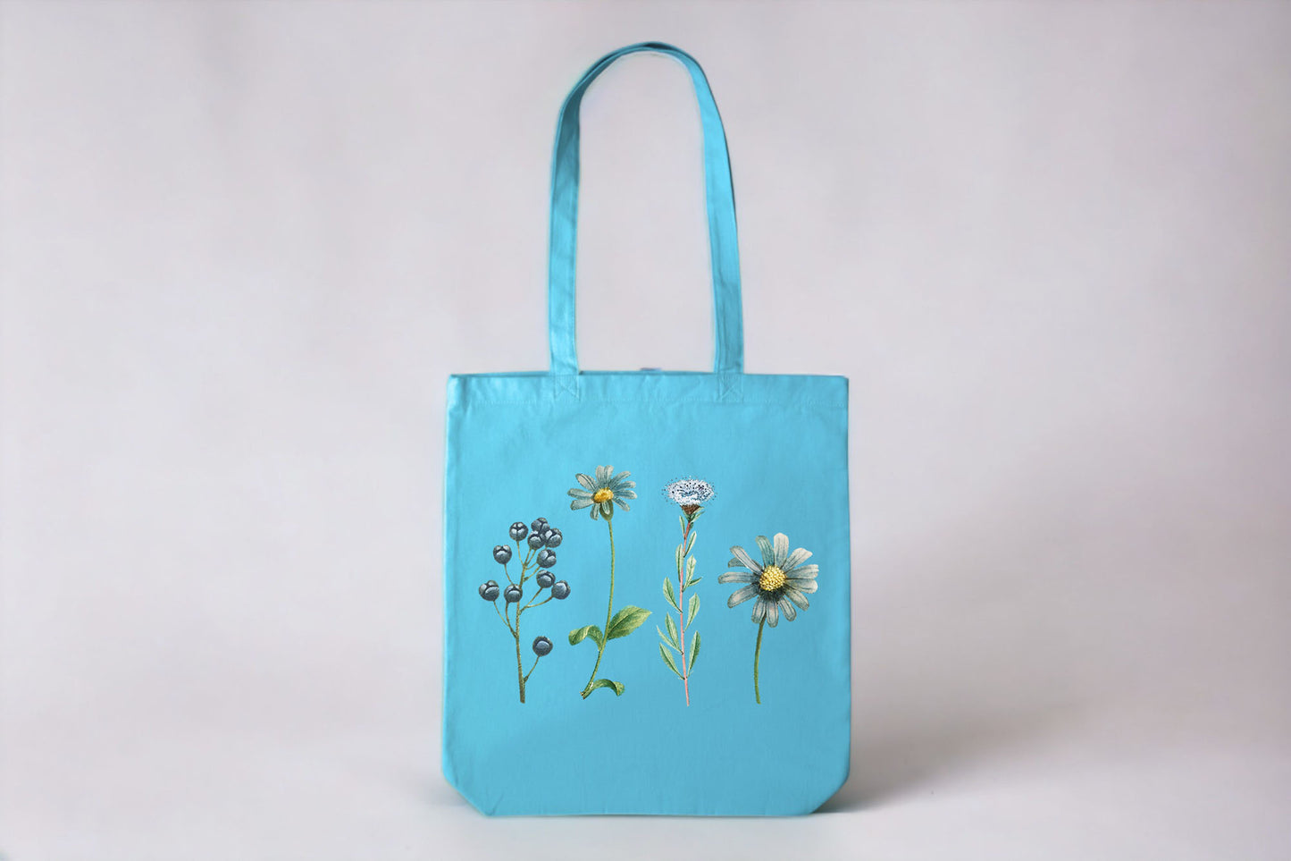 Floral Tote Bag, Tote Bag Flower Design, Cute Flower Tote Bag-newamarketing