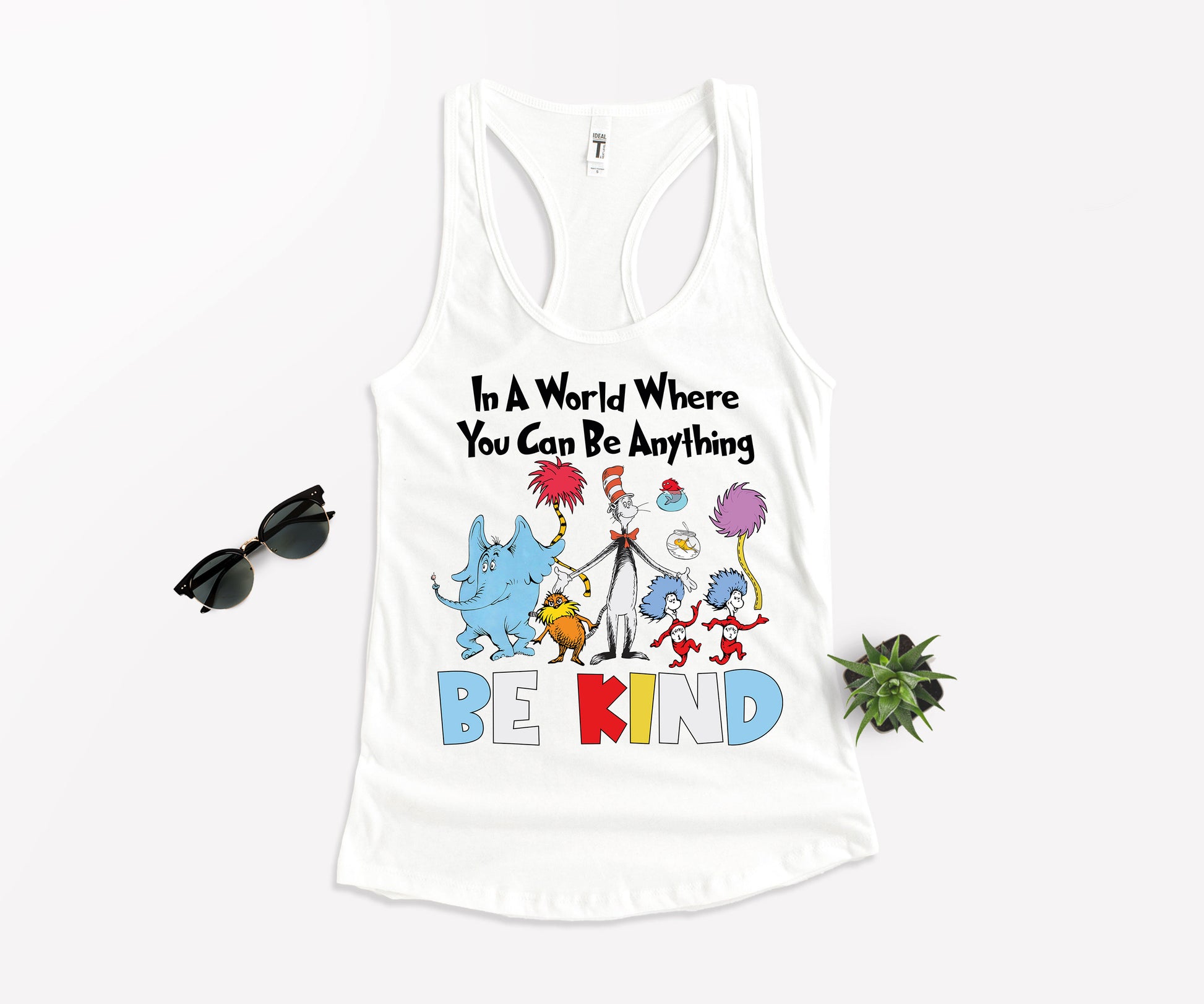 In A World Where You Can Be Anything T-Shirt, Cute Dr. Seuss Shirt, Funny Reading Shirts-newamarketing