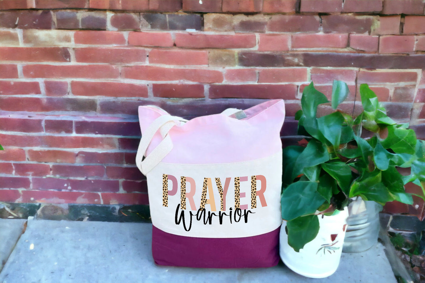 Grandmother Tote, Prayer Warriors, Church tote, Christianity Tote