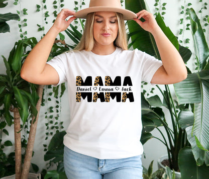 Mothers Day Shirt, Custom Mama Shirt, Personalized Mom Shirt-newamarketing