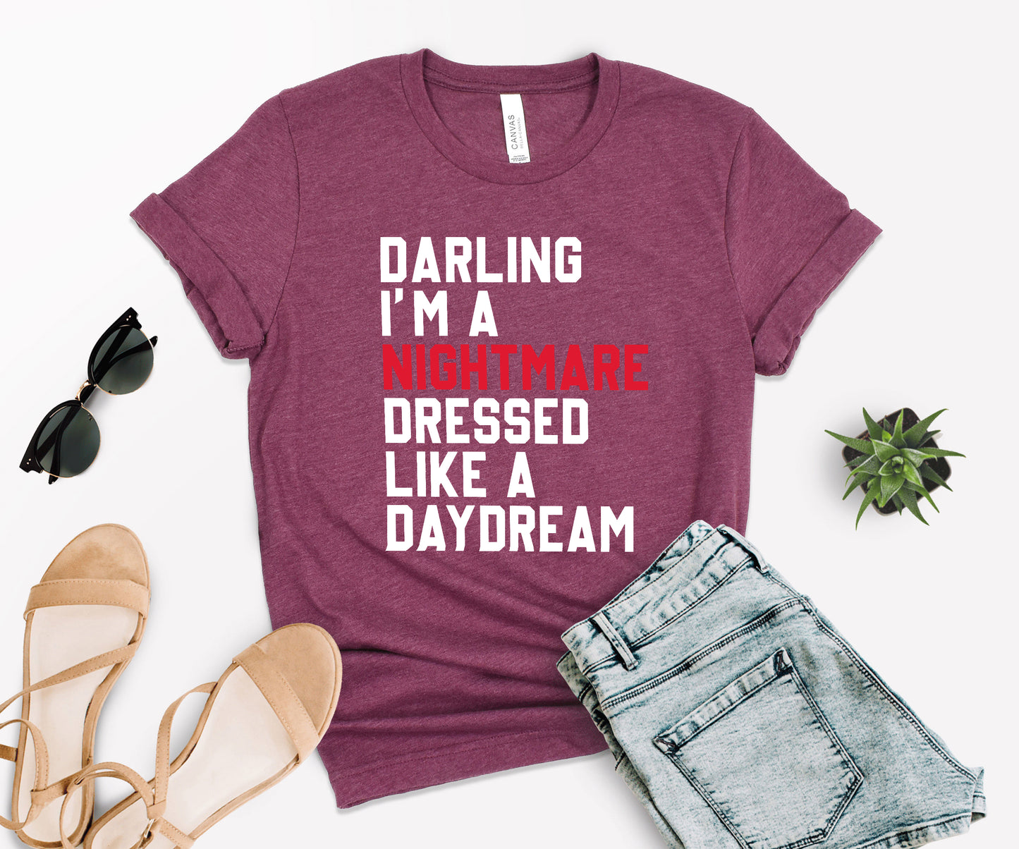 Darling I’m a Nightmare Dressed Like a Daydream Shirt, Taylor Swift Shirt-newamarketing