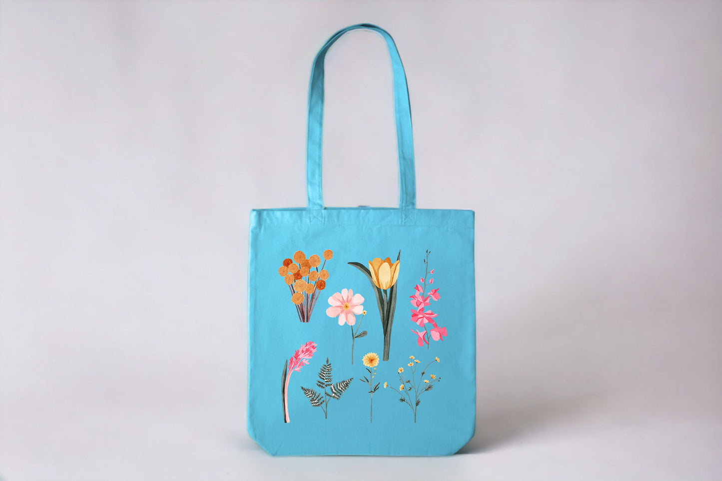 Wildflower Tote Bag, Watercolor Tote Bag, Floral Tote Bag-newamarketing