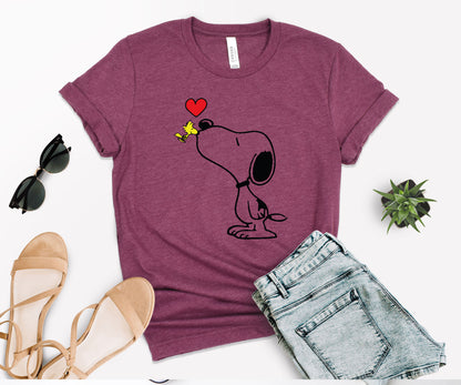 Snoopy Valentine T-Shirt, Valentine Snoopy, Snoopy T-Shirt - newamarketing