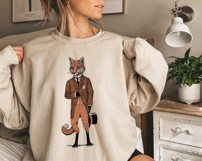 Fox Sweatshirt, Hoodies with Animals, Fox Sweatshirt Womens-newamarketing