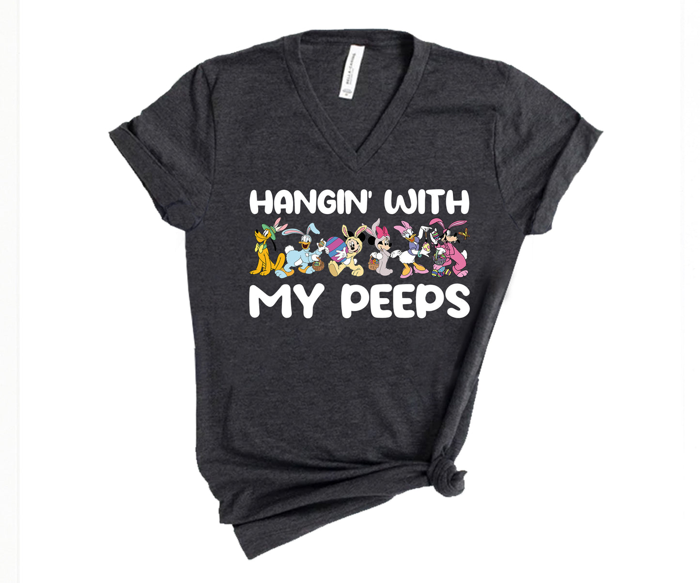 Hangin' With My Peeps Shirt, Disney Easter T-Shirts, Happy Easter Disney-newamarketing