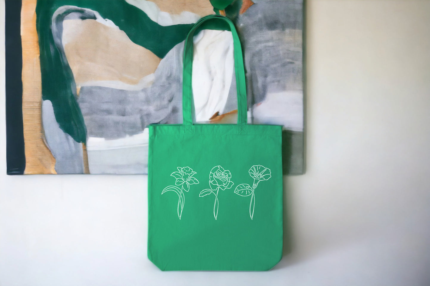 Birth Month Flower, Custom Tote Bag, Birthday Tote Bags-newamarketing