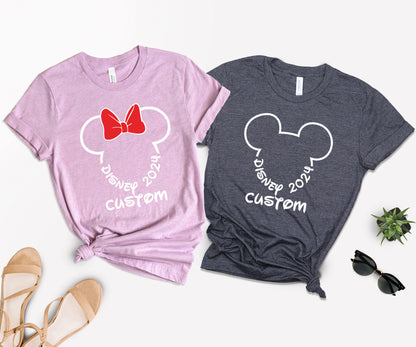 Custom Disney Vacation Shirts, Disney Custom Shirt, Disney Matching Shirts-newamarketing