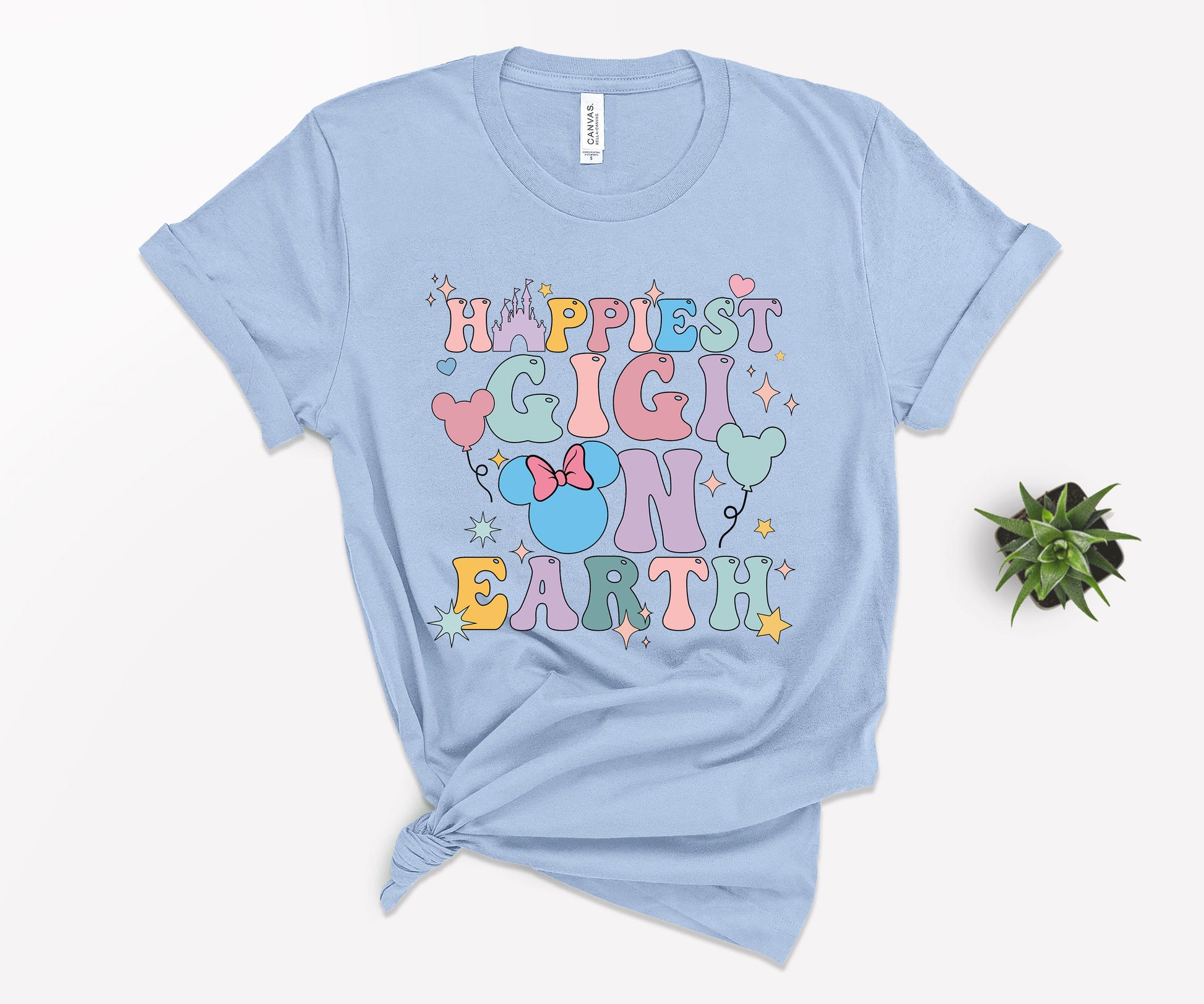 Happiest Gigi on Earth Shirt, Disney Grandma Shirt, Gigi Disney Shirt-newamarketing