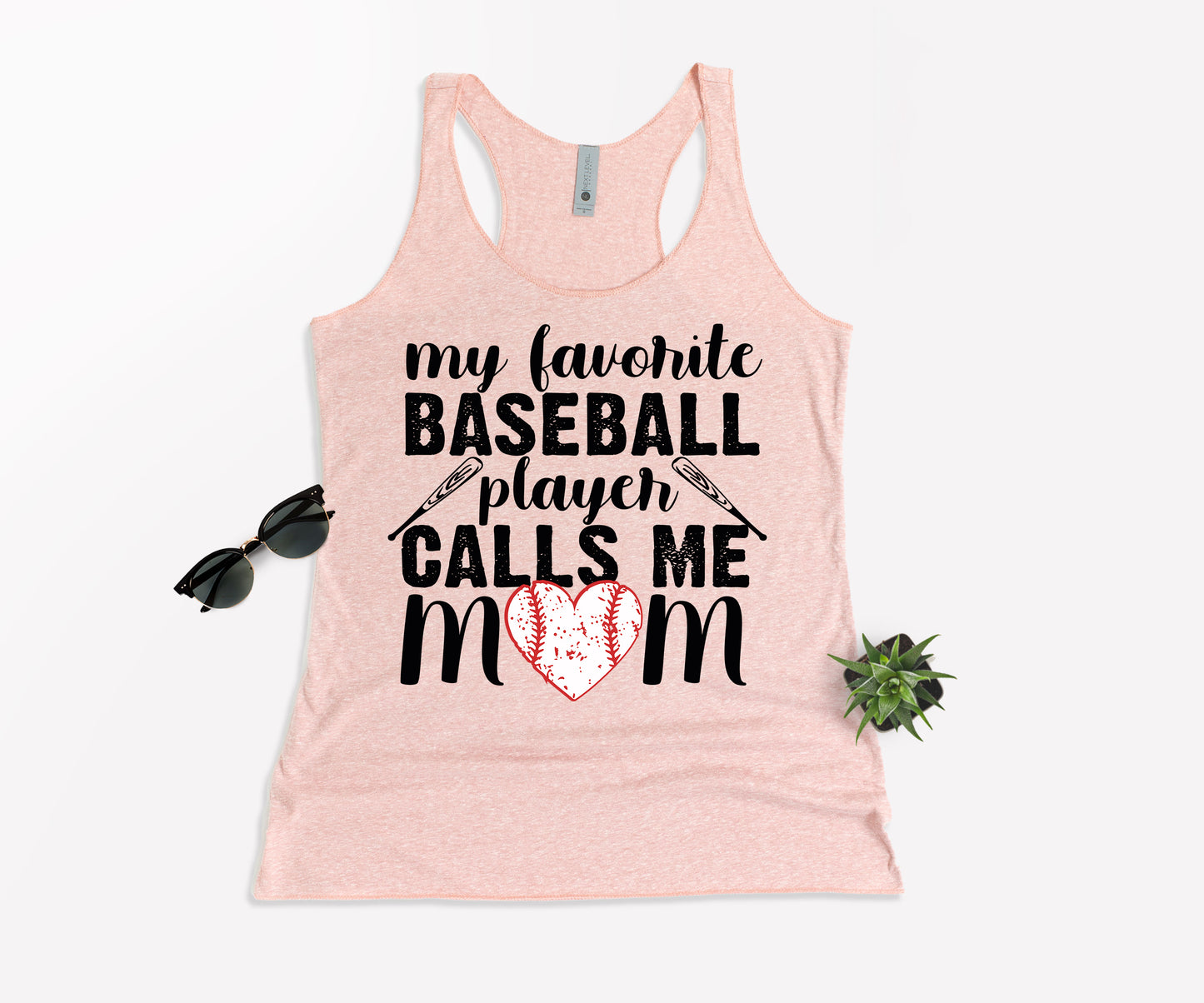 My Favorite Baseball Player Calls Me Mom, Game Day T-Shirt, Baseball Mom T-Shirts-newamarketing