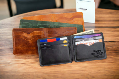 Leather Wallet, Handmade Leather Wallet, Custom Leather Wallet-newamarketing