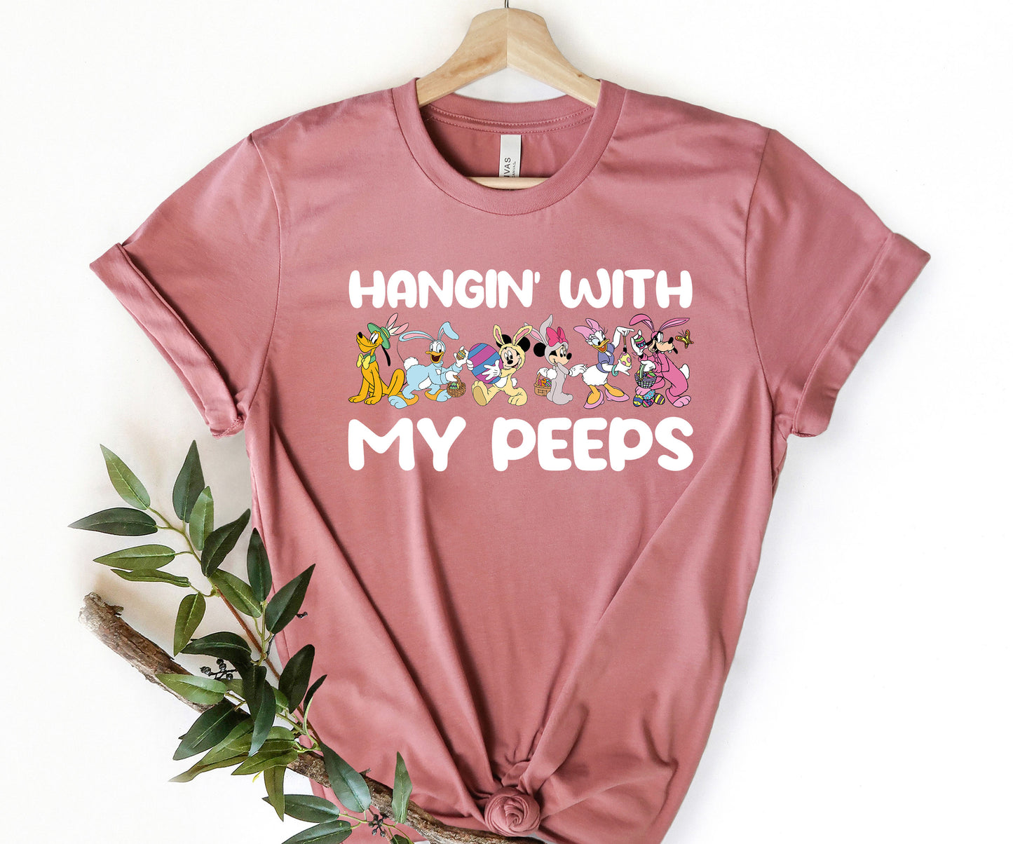 Hangin' With My Peeps Shirt, Disney Easter T-Shirts, Happy Easter Disney-newamarketing