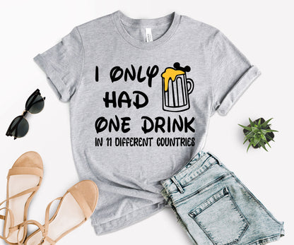 Drinking Around The World Shirts, Drinking T-Shirts, Funny Drinking T-Shirts-newamarketing