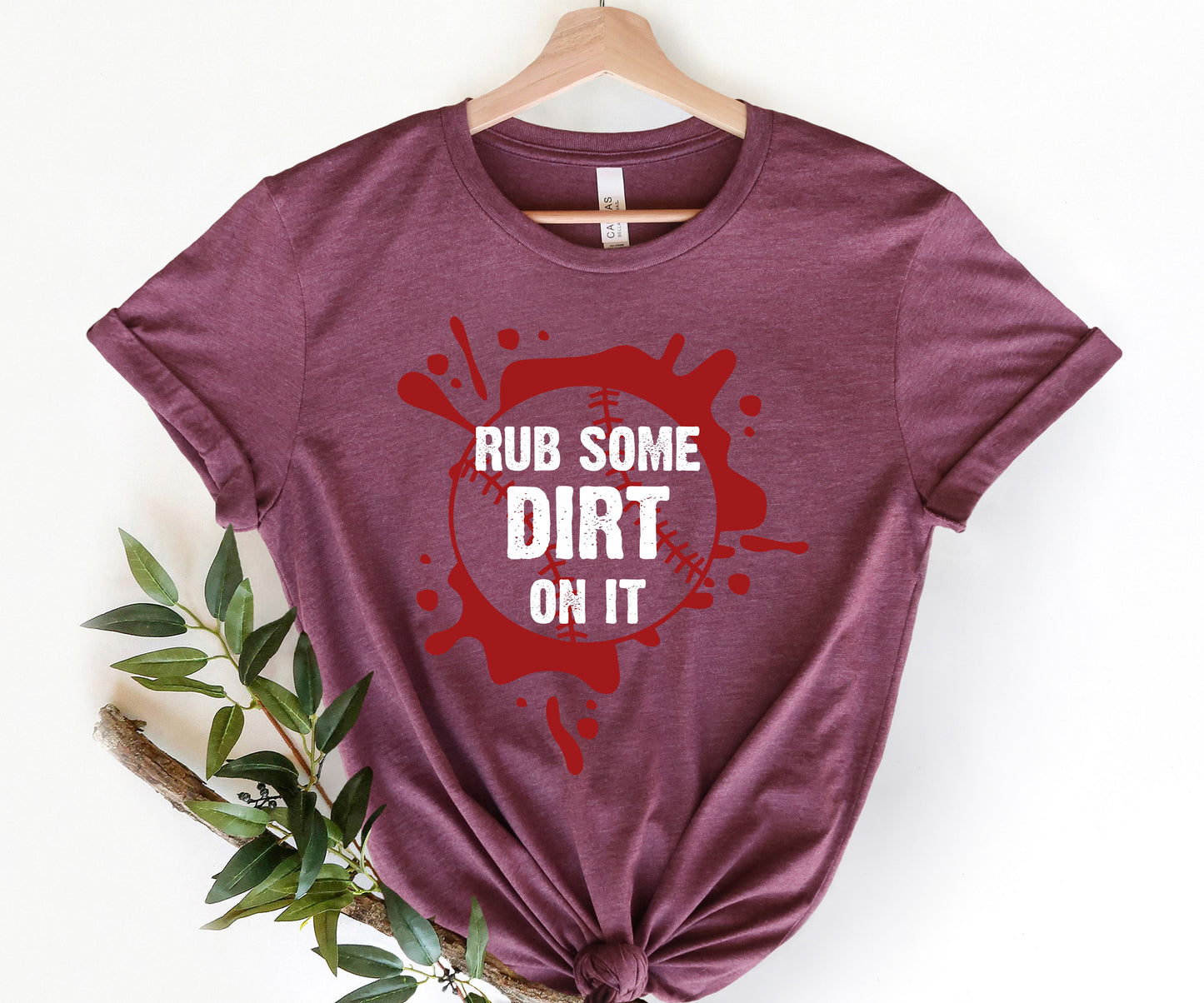 Baseball Shirt For Mom, Rub Some Dirt On It Baseball Shirt, Baseball Mom Tee-newamarketing