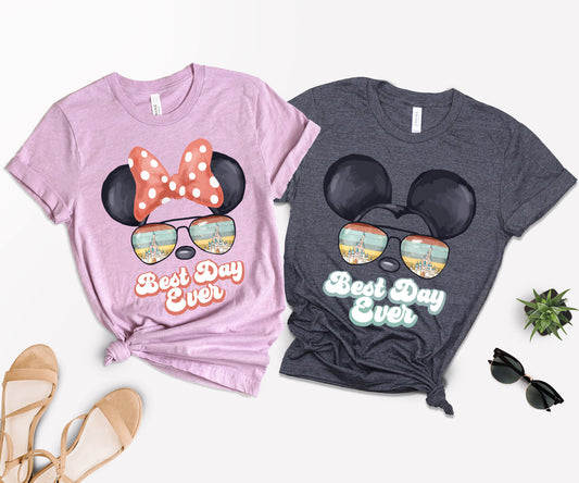 Best Day Ever Disney Family Shirts, Matching Mickey and Minnie Shirts-newamarketing