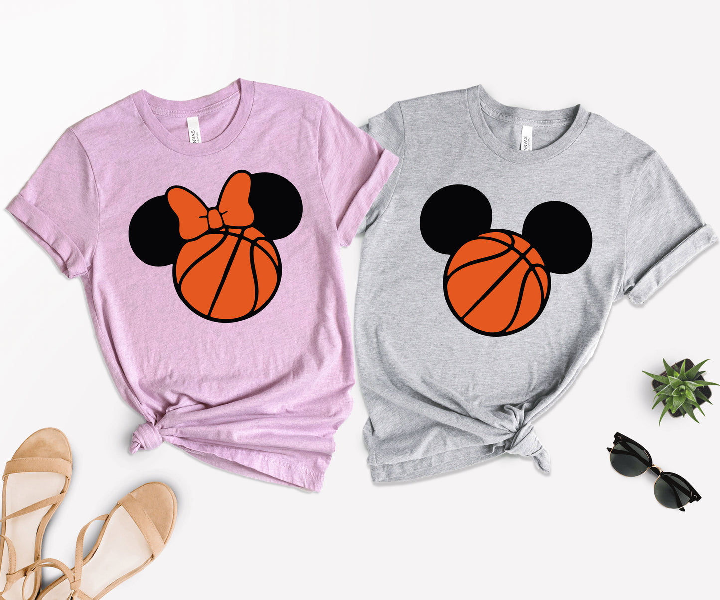 Mickey Basketball Shirt, Disney Basketball Shirt, Mickey Head Shirt-newamarketing