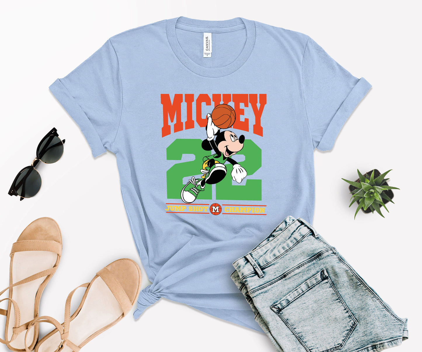 Disney Custom Shirts, Custom Mickey Mouse Shirts, Mickey Basketball Shirt-newamarketing