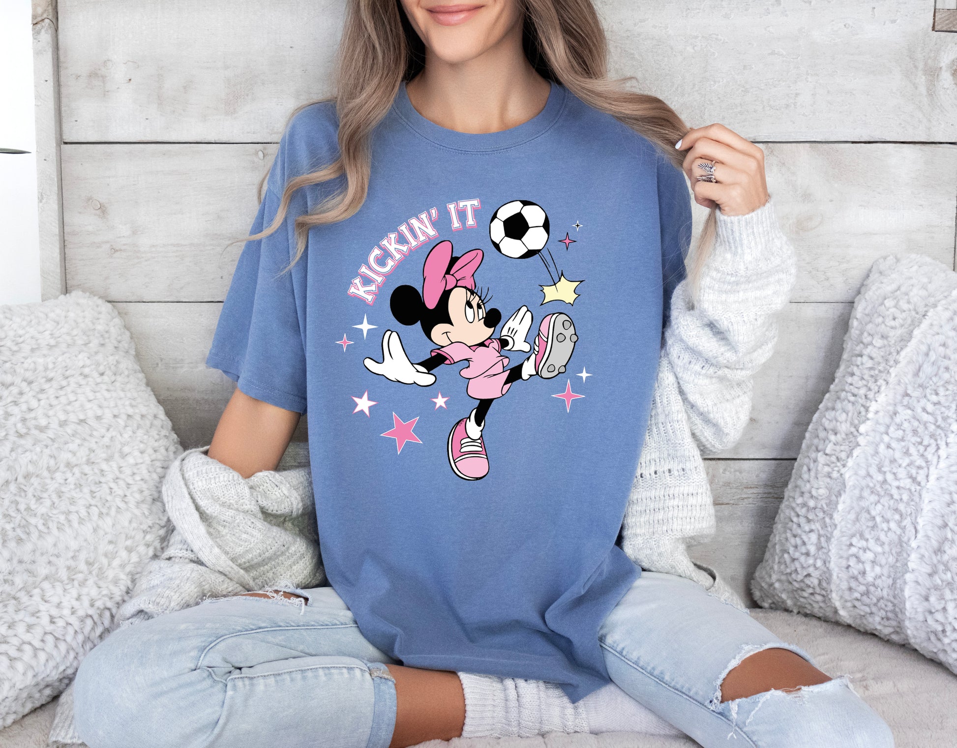 Comfort Colors T-Shirt, Disney Football Shirt, Disney Soccer Shirt-newamarketing