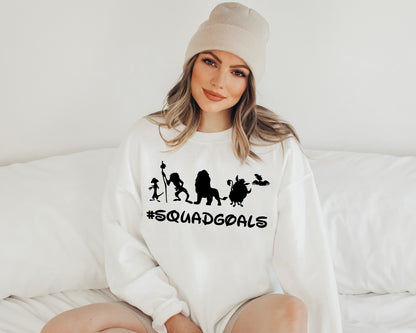 Squad Goals Sweatshirt, Squad Hoodie, Disney Squad Family Shirts-newamarketing