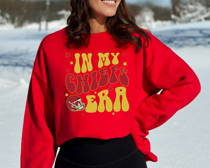 In My Chiefs Era Sweatshirt, Kansas City Chiefs Crewneck, Kelce Sweatshirt-newamarketing