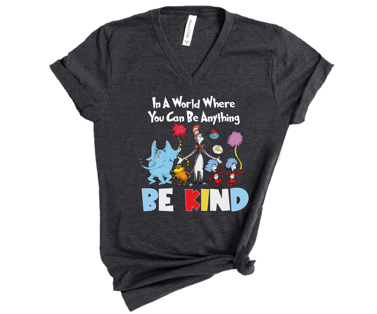 In A World Where You Can Be Anything T-Shirt, Cute Dr. Seuss Shirt, Funny Reading Shirts-newamarketing