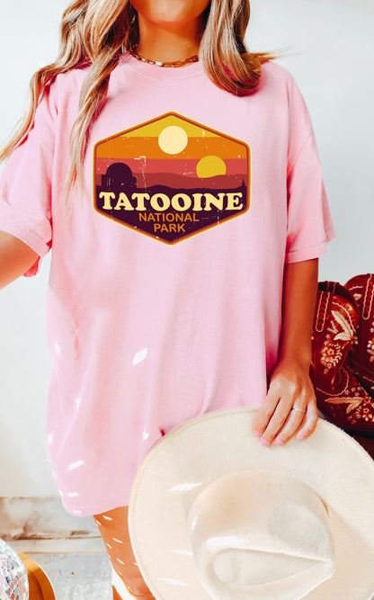 Comfort Color T-Shirts, Tatooine National Park Shirt, Camping Shirt Media-newamarketing