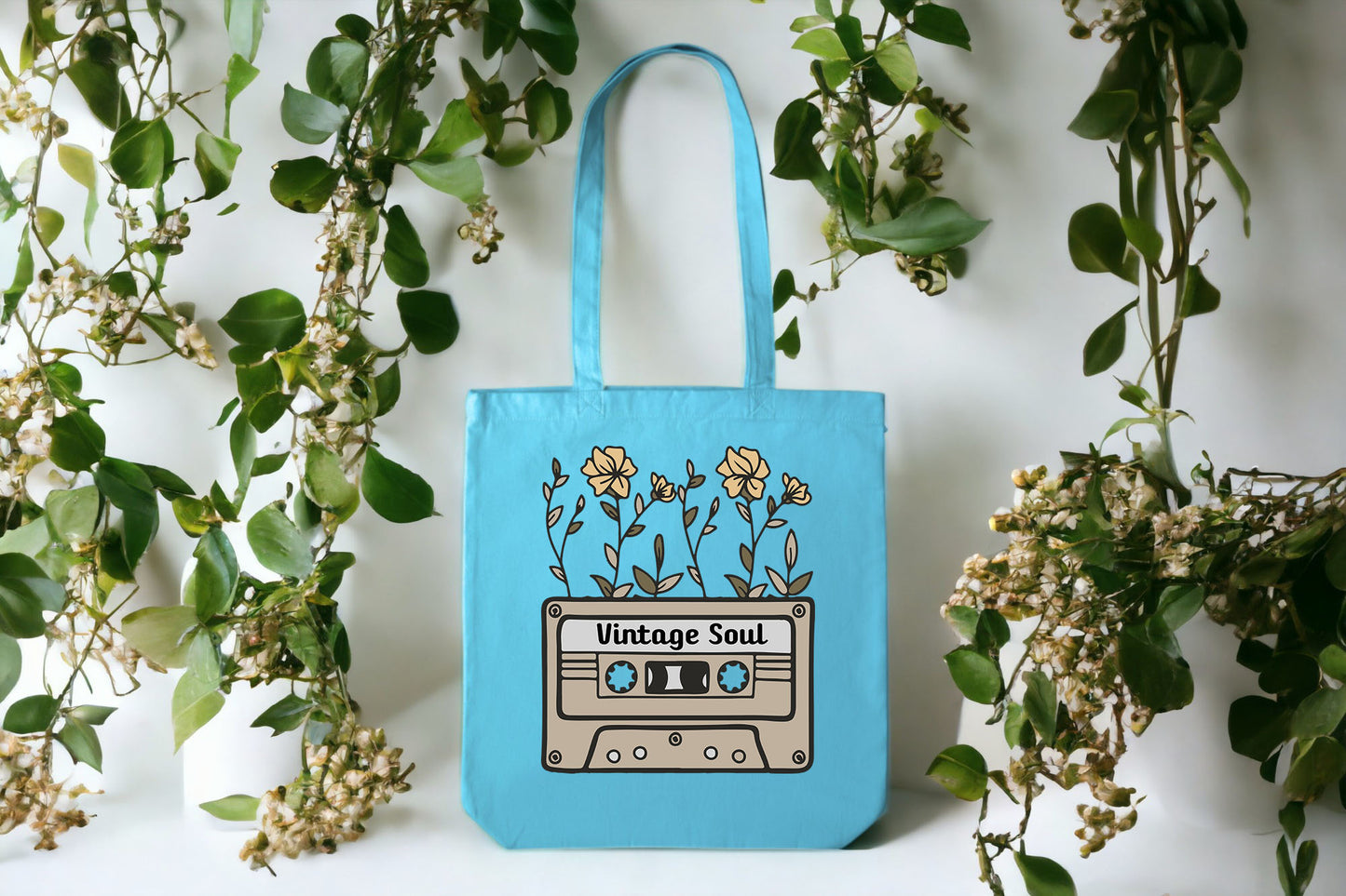 Music Lover Gift, Cassette Tote Bag, Vintage Tote Bags-newamarketing