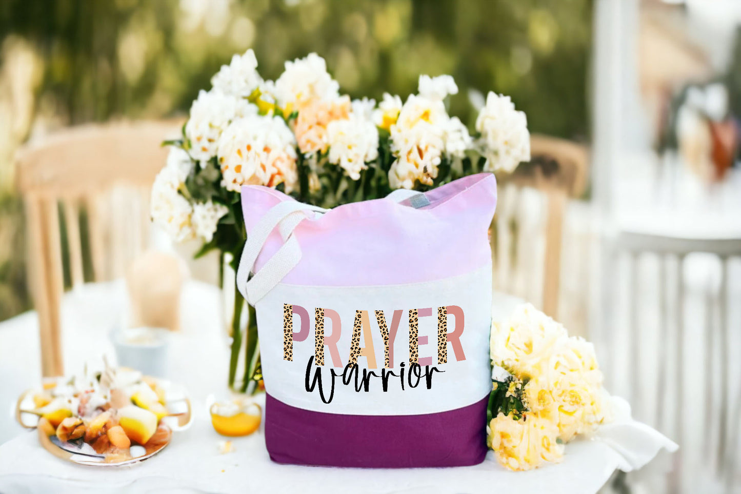 Grandmother Tote, Prayer Warriors, Church tote, Christianity Tote