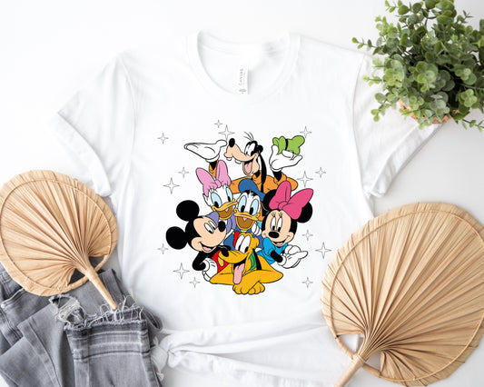Vintage Mickey Shirt, Disneyland Mickey Shirt, Disney Characters Shirt-newamarketing