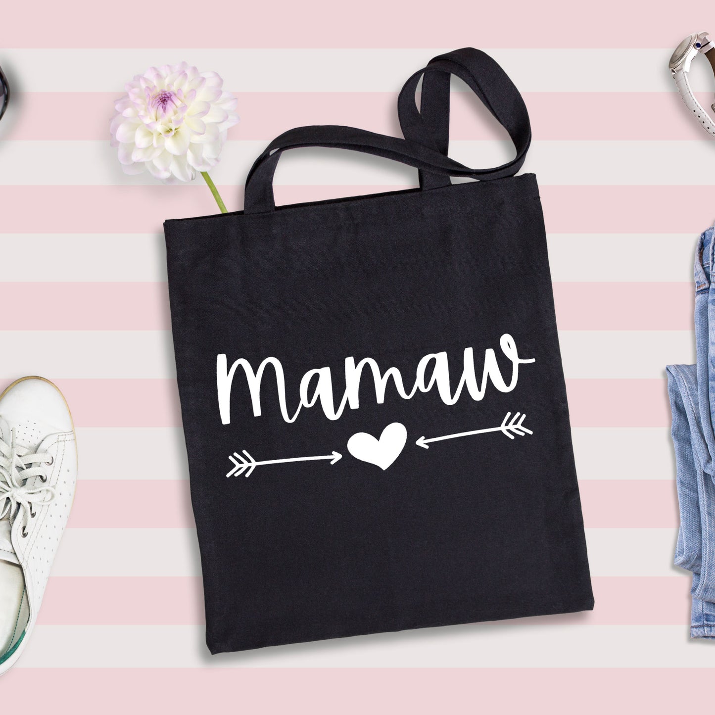 Mama Tote Bag, Grandma Gift, Mamaw Gift-newamarketing