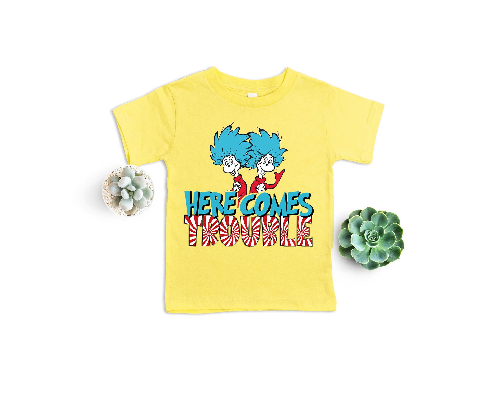 Here Comes Trouble Shirt, Thing 1 Thing 2 T-Shirt, Reading Lovers Gifts-newamarketing