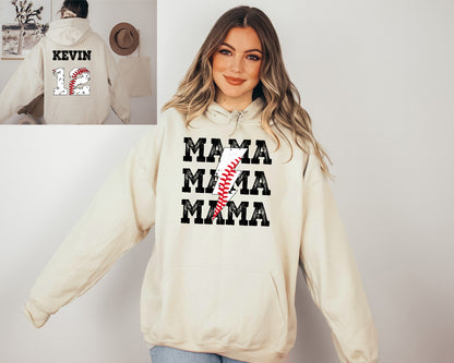 Custom Baseball Mama Sweatshirt, Custom Baseball Hoodie, Baseball Mom Sweatshirt-newamarketing