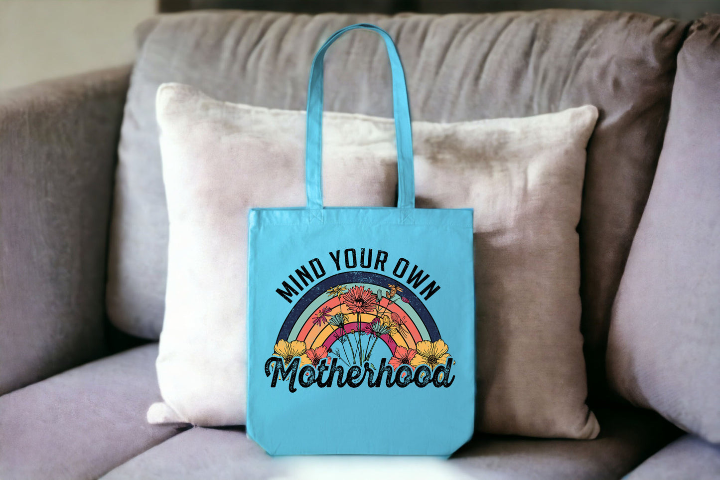 Mind Your Own Motherhood Tote Bag, Mom Life Tote Bag, Motherhood Bag-newamarketing