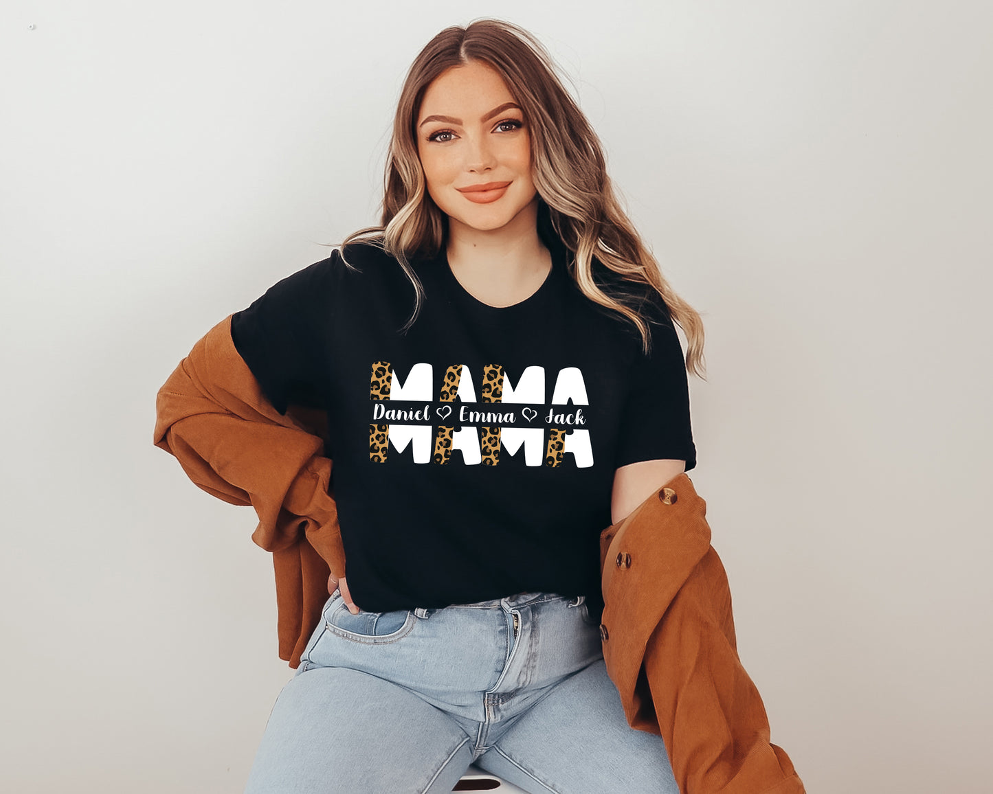 Mothers Day Shirt, Custom Mama Shirt, Personalized Mom Shirt-newamarketing