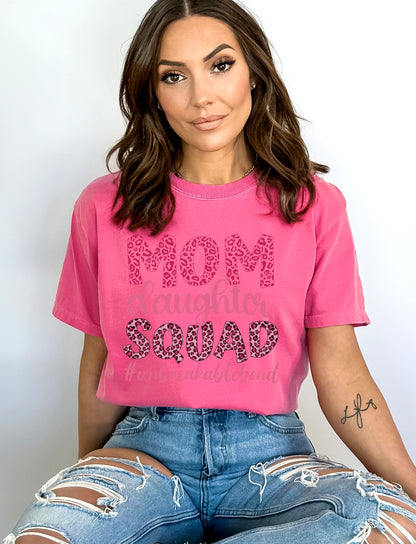 Mom Daughter Squad Shirt, Unbreakable Bond Shirt, Comfort Colors Tee-newamarketing