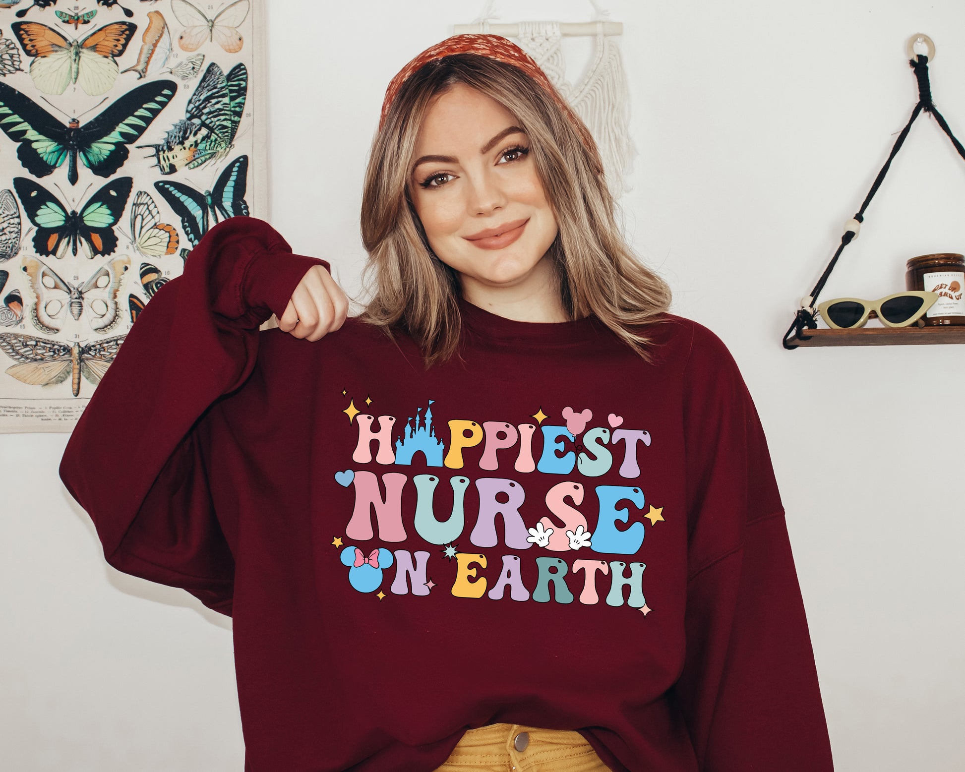 Happiest Place on Earth Sweatshirt, Hoodie for Nurse, Nurse Sweatshirt-newamarketing