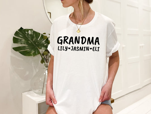 Custom Grandma Shirts, Grandma Shirts, Personalized Grandma Shirts-newamarketing