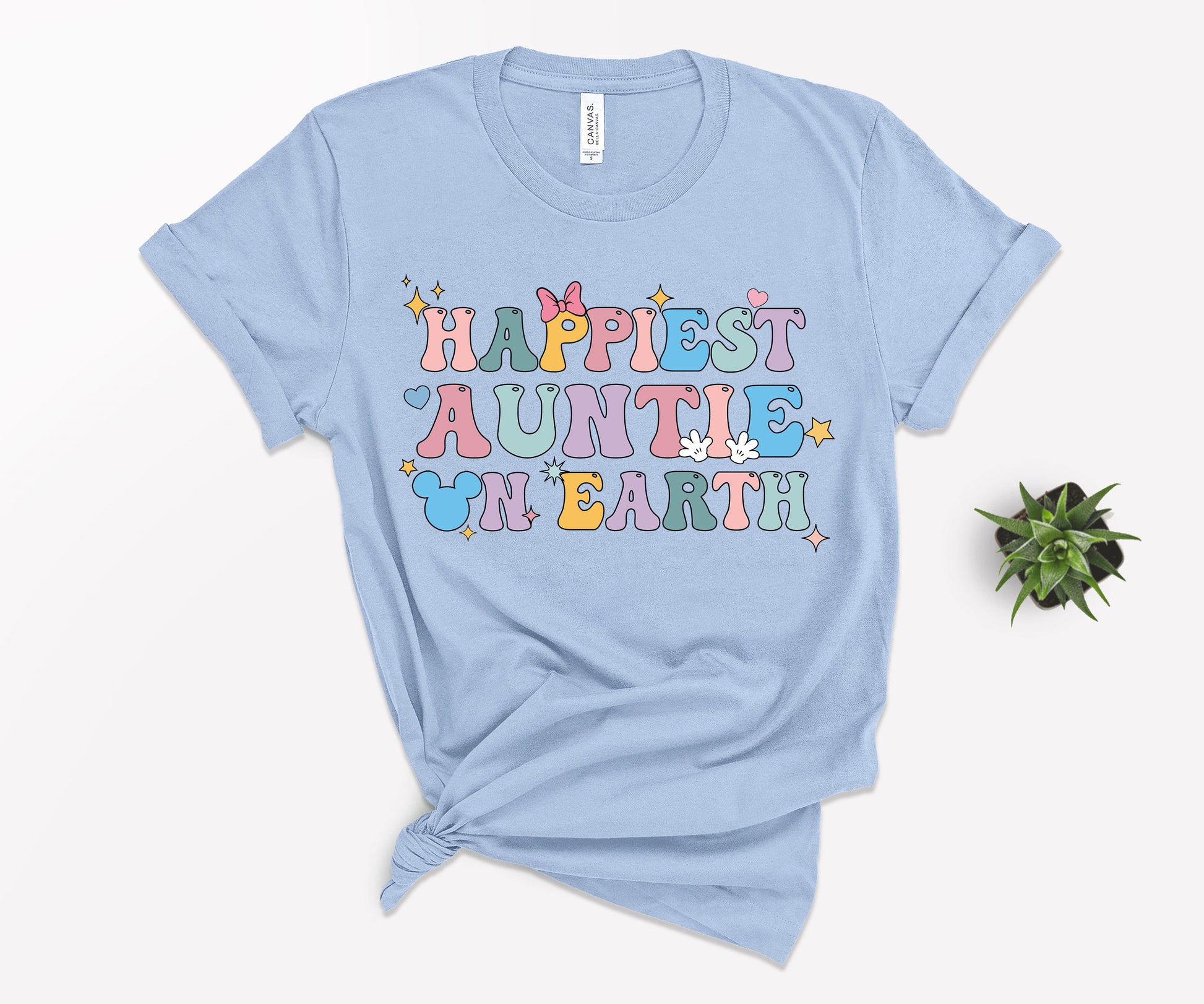 Happiest Aunt on Earth T-shirt, Disney Aunt Shirt, Disney Trip Shirt-newamarketing