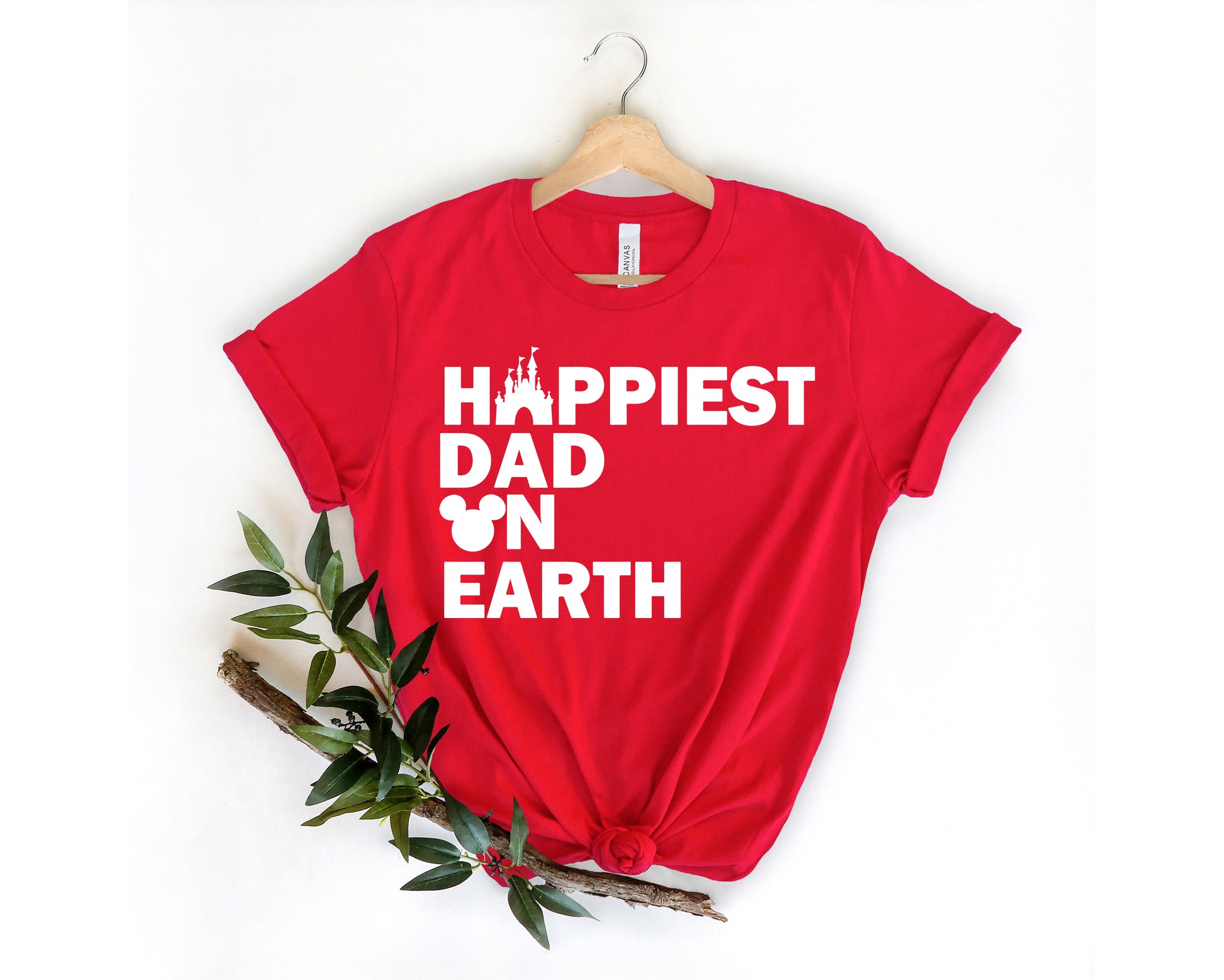 Happiest Dad on Earth Shirt, Disney Dad T-shirt, Disneyland Tee-newamarketing